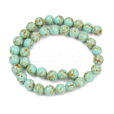 Synthetic Turquoise Beads Strands TURQ-H038-10mm-XXS23-1