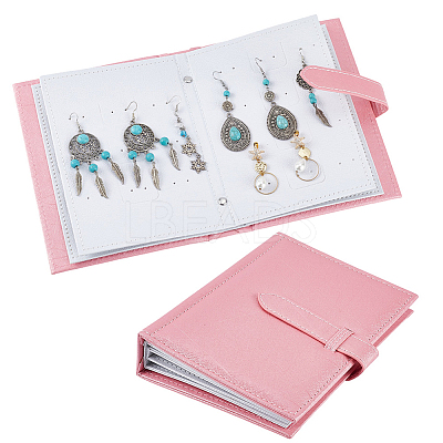 Portable PU Leather Earring Display Book EDIS-CL0001-02C-1