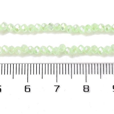 Baking Electroplate Glass Beads Strands DGLA-A039-J4mm-B10-1