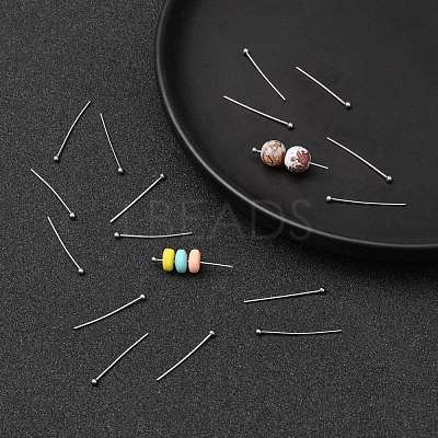 Tarnish Resistant 304 Stainless Steel Ball Head pins STAS-M010-25mm-01-1