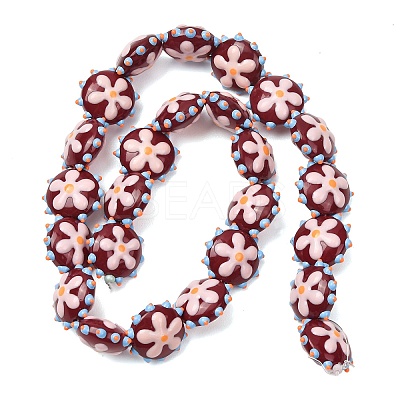 Baking Paint Glass Enamel Beads LAMP-S080-03D-1
