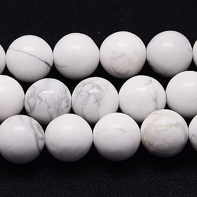 Natural Howlite Beads Strands TURQ-G090-10mm-1