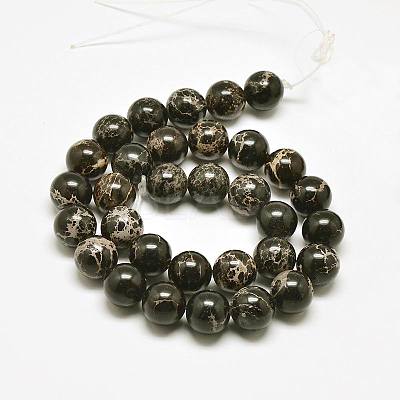 Round Natural Imperial Jasper Beads G-I122-4mm-11-1