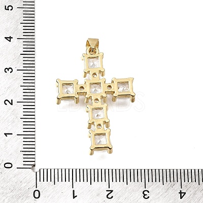 Brass Pave Cubic Zirconia Pendants CU-CBAE7DF-11G-C02-1