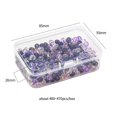 Glass Beads Strands EGLA-YW0001-14B-1