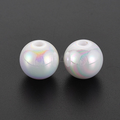 Opaque Acrylic Beads MACR-S370-14mm-01-1
