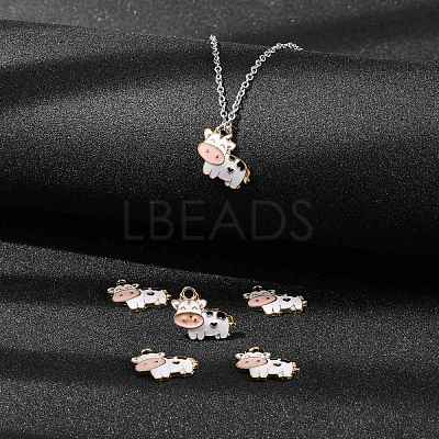 Alloy Enamel Pendants X-ENAM-S119-005A-1