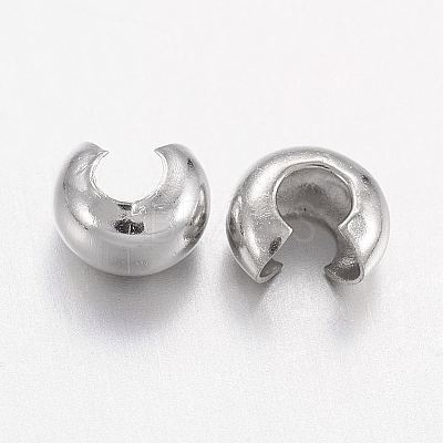 Brass Crimp Beads Covers LS-KK-H289-NFN-NF-1