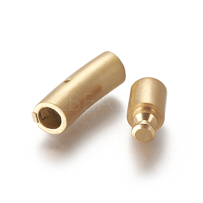 Ion Plating(IP) 304 Stainless Steel Bayonet Clasps STAS-I013-5mm-MG-1