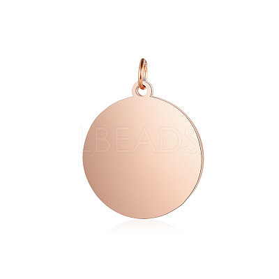 Ion Plating(IP) 304 Stainless Steel Pendants STAS-I311-33F-RG-1