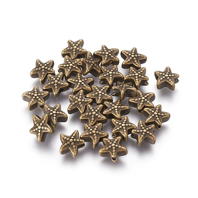 Tibetan Style Alloy Beads X-TIBE-H1078-AB-NR-1