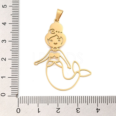 304 Stainless Steel Pendants STAS-S150-05G-1