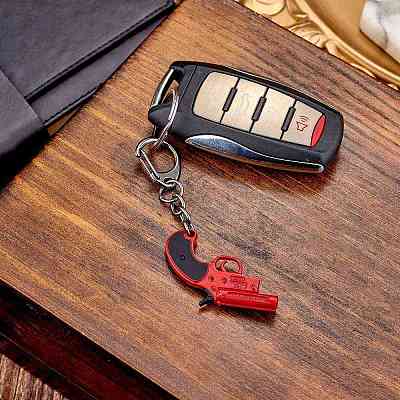 Pistol Weapon Model Pendant Keychain JX509A-1