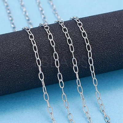 Tarnish Resistant 304 Stainless Steel Cable Chains CHS-L024-013B-1