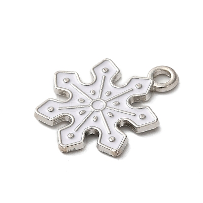 Winter Theme Alloy Enamel Pendants ENAM-M002-05U-P-1