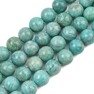 Natural Amazonite Beads Strands G-F461-12-10mm-01-1