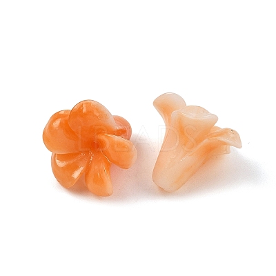 Dyed Synthetic Coral Beads X-GG-H001-01C-07-1