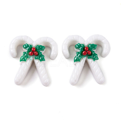 Christmas Decorations Theme Opaque Resin Decoden Cabochons RESI-Z026-01D-1