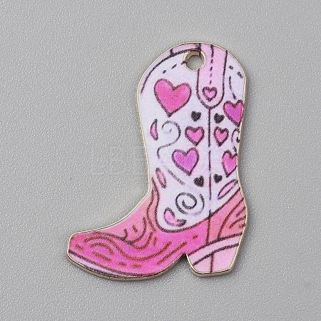 Printed Alloy Pendants PALLOY-CJC0021-001G-06-1