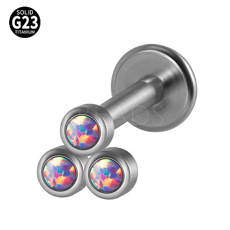 G23 Titanium Threadless Labrets WG33C7B-18-1