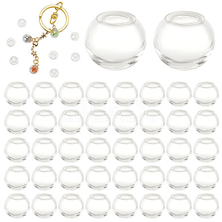 200Pcs Round Mechanized Blown Glass Globe Ball Bottles BLOW-PH0001-19-1