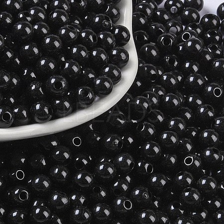 Opaque Acrylic Beads SACR-A007-01C-16-1