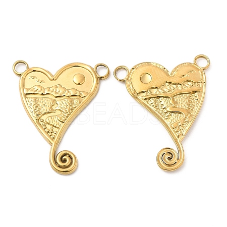 304 Stainless Steel Pendants STAS-Z041-23G-1