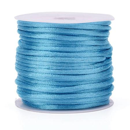 Nylon Satin Rattail Cords NWIR-L006-1mm-11-1