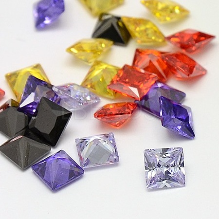 Cubic Zirconia Cabochons ZIRC-M004-3x3mm-1