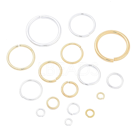 Aluminum Open Jump Rings FIND-G086-01F-S-1