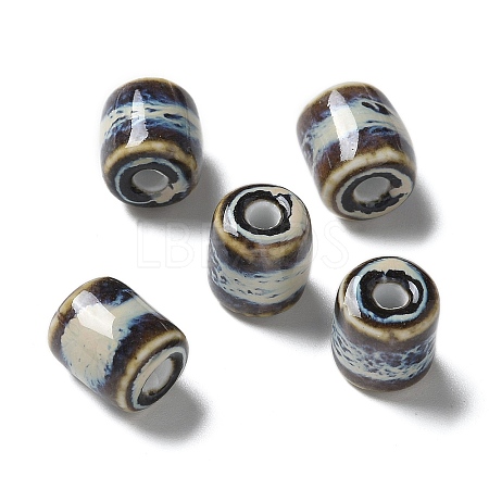 Handmade Porcelain Beads X1-PORC-L080-I10-1