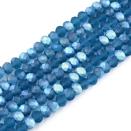 Transparent Glass Beads Strands LS-EGLA-A044-T2mm-MB27-1