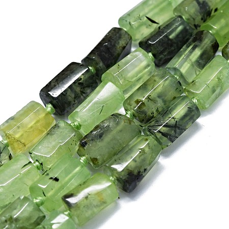 Natural Prehnite Beads Strands LS-G-O170-144-1