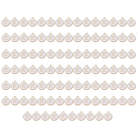 Golden Plated Enamel Alloy Charms ENAM-SZ0001-26A-K-1