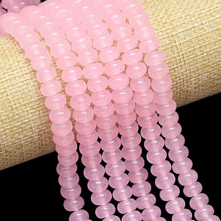 Natural Malaysia Jade Beads Strands G-B165-G01-5x8mm-03-1