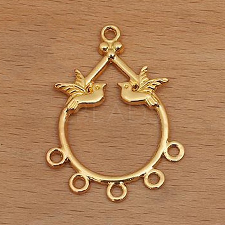 Alloy Chandelier Component Links FIND-WH0111-695G-10-1