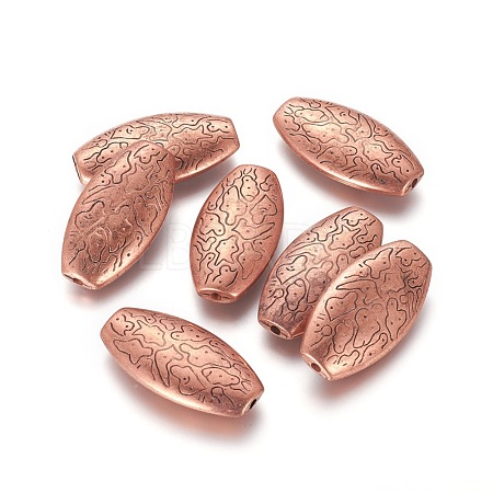 CCB Plastic Carved Beads CCB-J029-33R-1