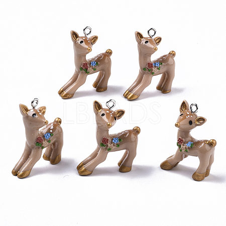 Resin Pendants RESI-T028-67-1