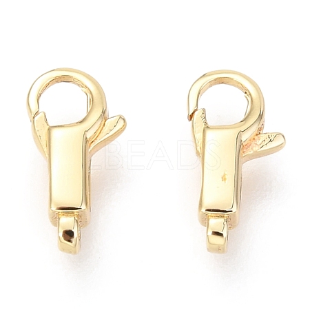 Brass Lobster Claw Clasps KK-O132-06G-1