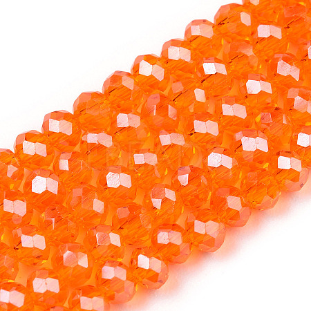 Electroplate Glass Beads Strands LS-EGLA-A034-T2mm-A23-1