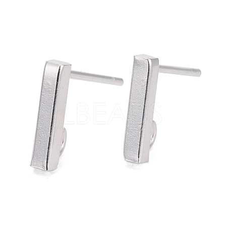 304 Stainless Steel Stud Earring Findings X-STAS-G224-21S-03-1