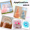 3 Rolls 3 Colors Polyester Organza Ribbons for Sewing Decoration OCOR-CY0002-23-4