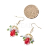 Glass Lantern Dangle Earrings EJEW-MZ00629-6