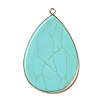 Natural & Synthetic Mixed Gemstone Big Pendants G-R492-02G-2