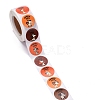 Flat Round Paper Thank You Stickers DIY-C042-12C-3