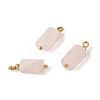 Natural Rose Quartz Pendants GG-CBACE45-02G-01-2