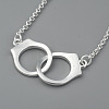 Hot Style Brass Chain Handcuffs Link Bracelets BJEW-BB00355-2