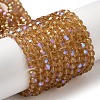 Electroplate Transparent Glass Beads Strands EGLA-A035-T4mm-L17-1
