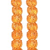 Electroplate Baking Paint Transparent Glass Beads Strands GL-CBA17FF-02B-2