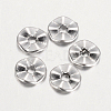 Tibetan Style Wavy Spacer Beads X-TIBEB-A101871-AS-FF-2